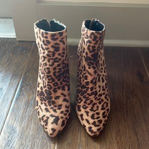 Express Animal Print Booties
